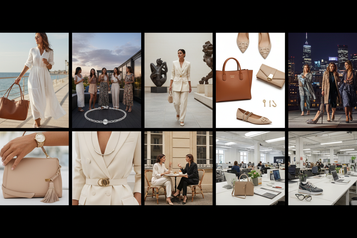 Comment associer bijoux, sac et chaussures : la règle des finitions