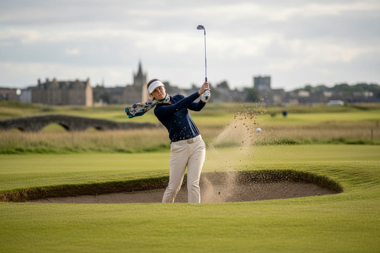 Saint Andrews et le Foulard : L'Élégance Intemporelle du Golf Écossais