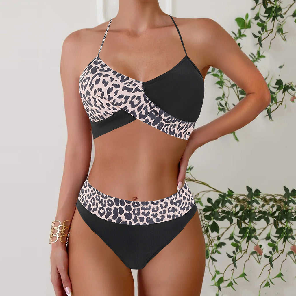 Bikini de Dos Piezas con Cordones — Traje de Baño Sexy para Mujer Verano 2026