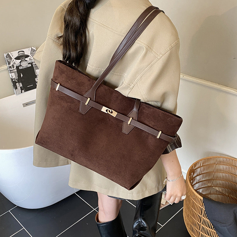 Sac Cabas Rétro Grande Capacité Femme — Vintage Chic FuturaTrend
