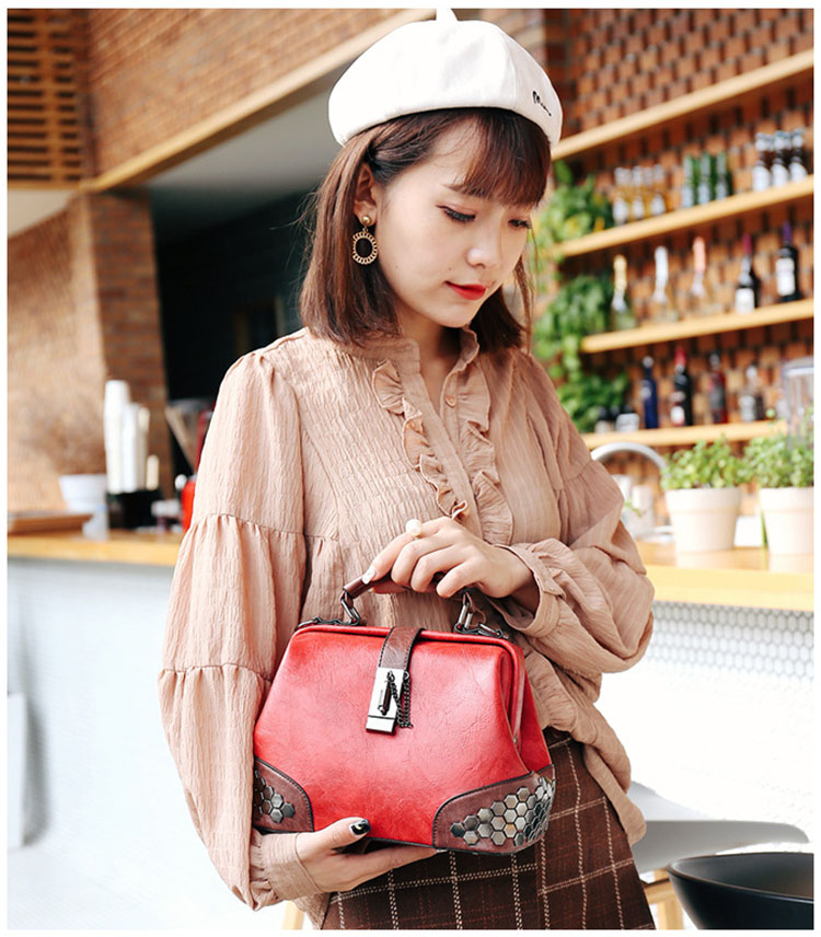 Bolso de Mano para Mujer - Modelo Estructurado Elegante