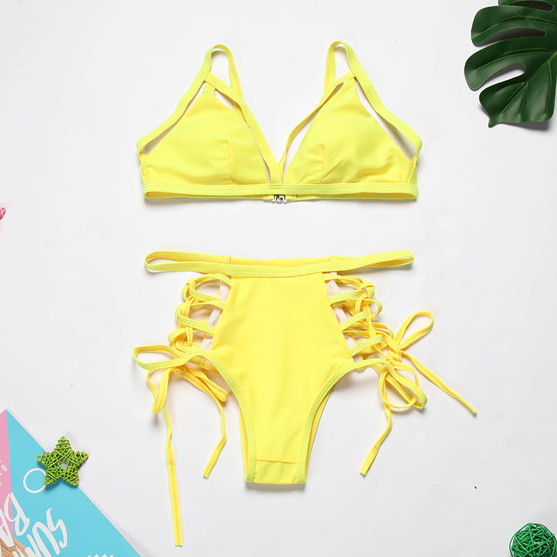 Women's Cut-Out Bikini Summer - Trendy Two-Piece Swimsuit