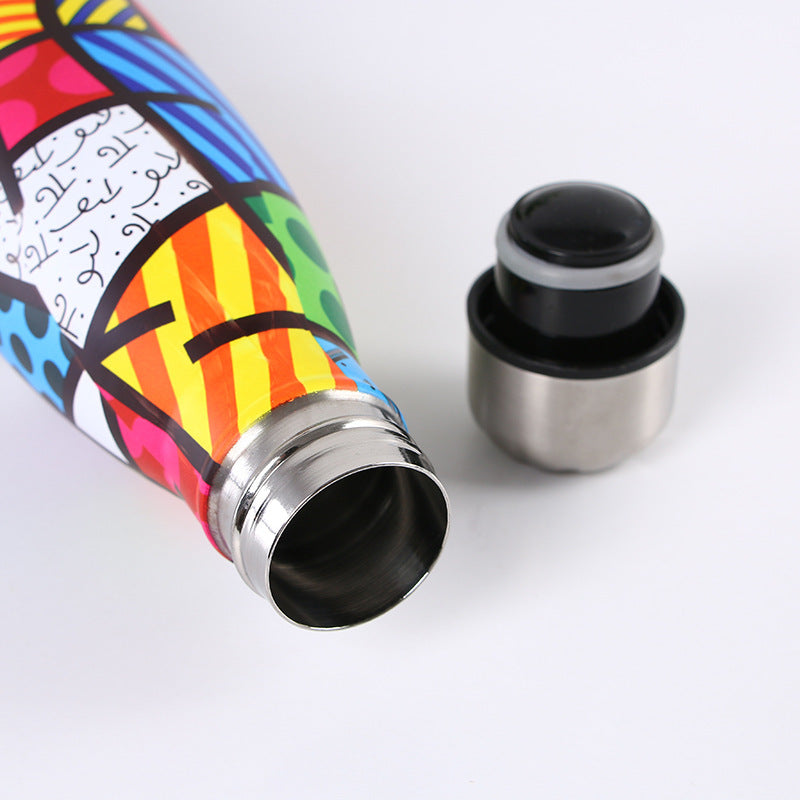 Gourde Inox Isotherme Sport & Outdoor 500ml — Design Cola Bottle