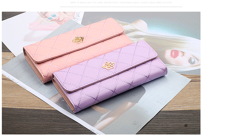 Portefeuille Femme - Porte-Monnaie Compact Multipoches