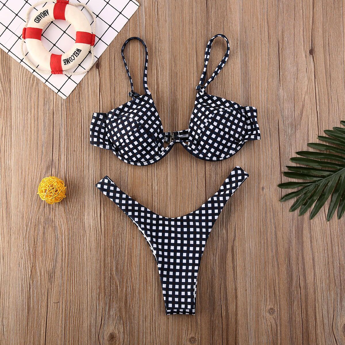 Women's Animal Print Bikini Summer - Trendy 2-Piece Swimsuit