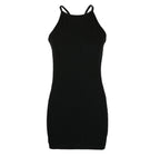 Women's Ribbed Short Cami Dress - Casual Chic