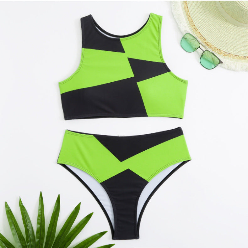 Maillot de Bain Taille Haute Gainant — Swimwear Femme Vacances Été 2026