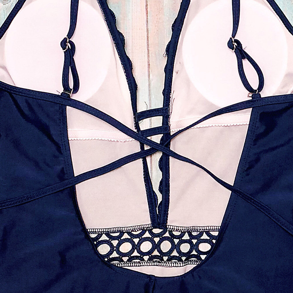 Maillot de Bain Dos Nu Bretelles Femme - Style Sexy