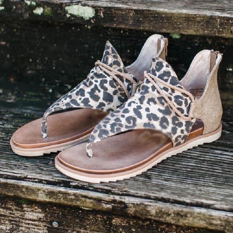 Women's Floral Platform Sandals - Plus Size
