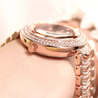 Montre Femme Bracelet Diamants - Cadran Luxe