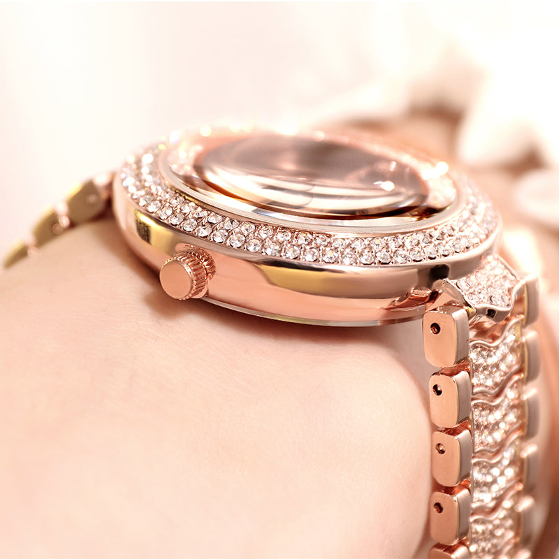 Montre Femme Bracelet Diamants - Cadran Luxe