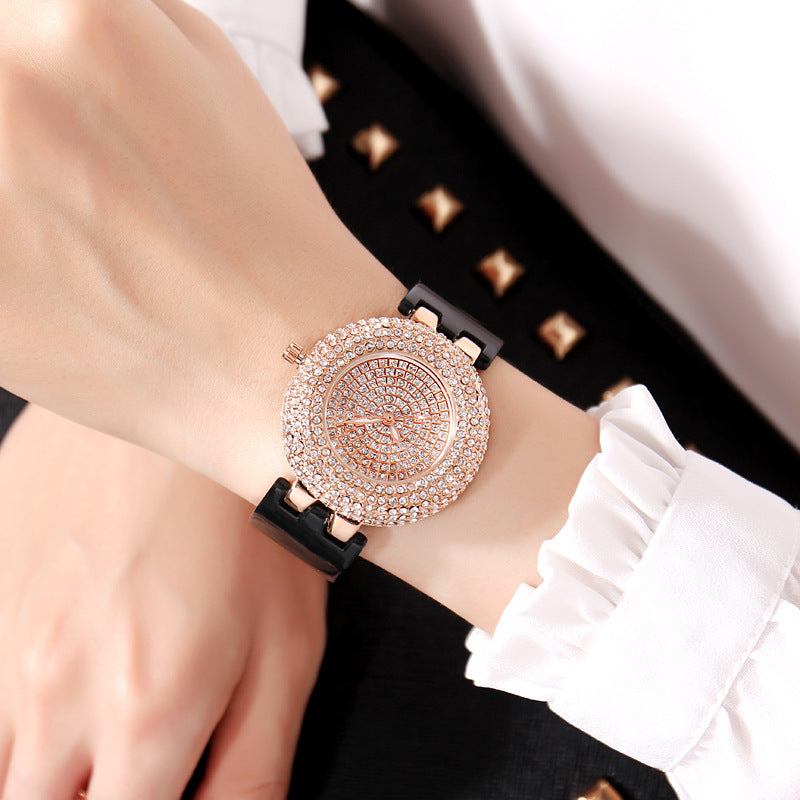 Montre Femme Luxe - Cadran Gypsophile Diamants
