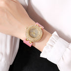 Montre Femme Luxe - Cadran Gypsophile Diamants