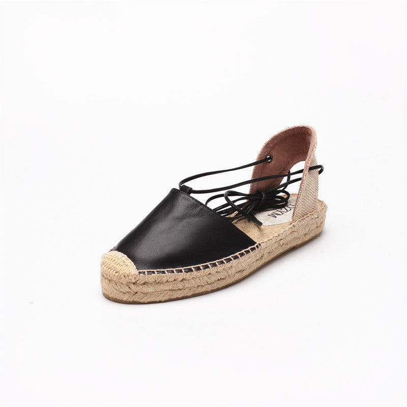 Women's Summer Comfort Espadrilles - Breathable Closed-Toe Sandals