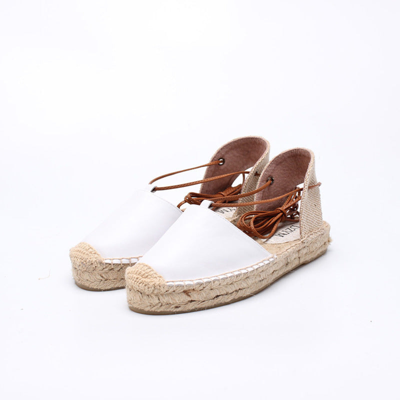 Women's Summer Comfort Espadrilles - Breathable Closed-Toe Sandals