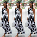 Robe Maxi d'Été Rayée Élégante — Robe Longue Femme Été 2026