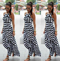 Robe Maxi d'Été Rayée Élégante — Robe Longue Femme Été 2026