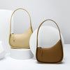 Half-Moon Bag Genuine Cowhide Leather Shoulder Bag for Women — 4 Colors