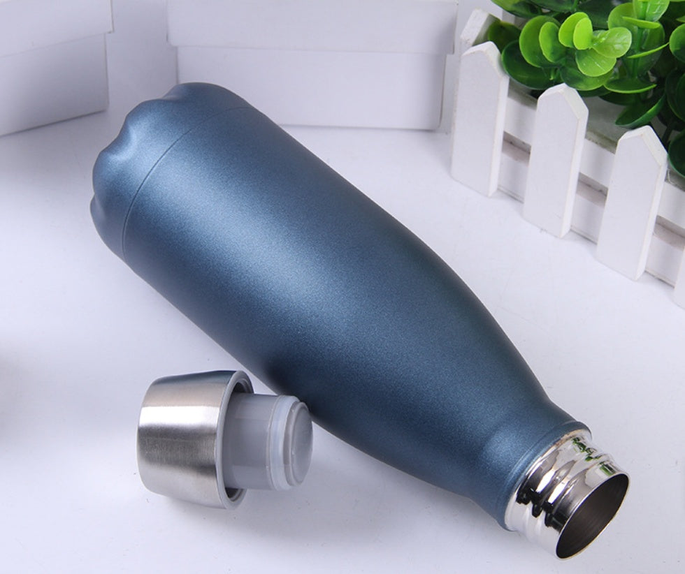 Gourde Thermos 350ml Double Paroi — Inox Compact Voyage & Café
