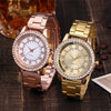 Montre Femme Luxe | Strass | Quartz | Acier Inoxydable | Cadran 42mm | 2 Coloris