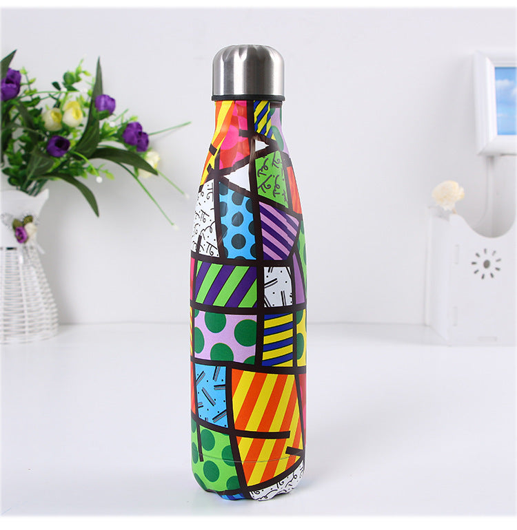 Gourde Inox Isotherme Sport & Outdoor 500ml — Design Cola Bottle