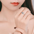 Bague Zircon Forêt Femme - Design Nature Enchanté