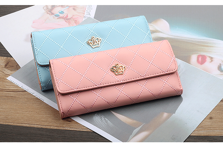 Portefeuille Femme - Porte-Monnaie Compact Multipoches
