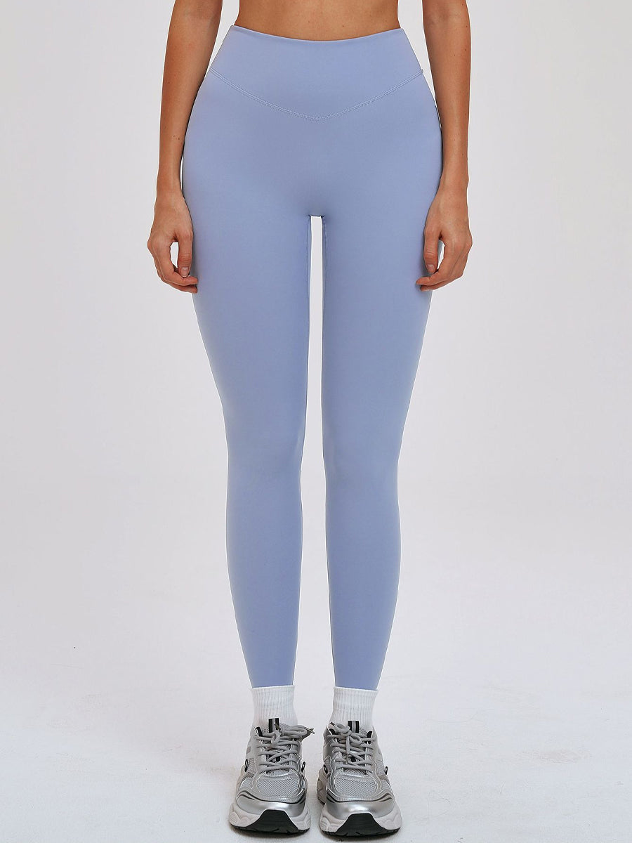 Leggings de mujer de tiro alto cepillado – Efecto moldeador y lifting, sin costura delantera