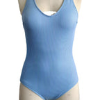 Maillot de Bain Une Pièce Sexy Couleur Unie Taille Haute — Swimsuit Resort Femme Été 2026