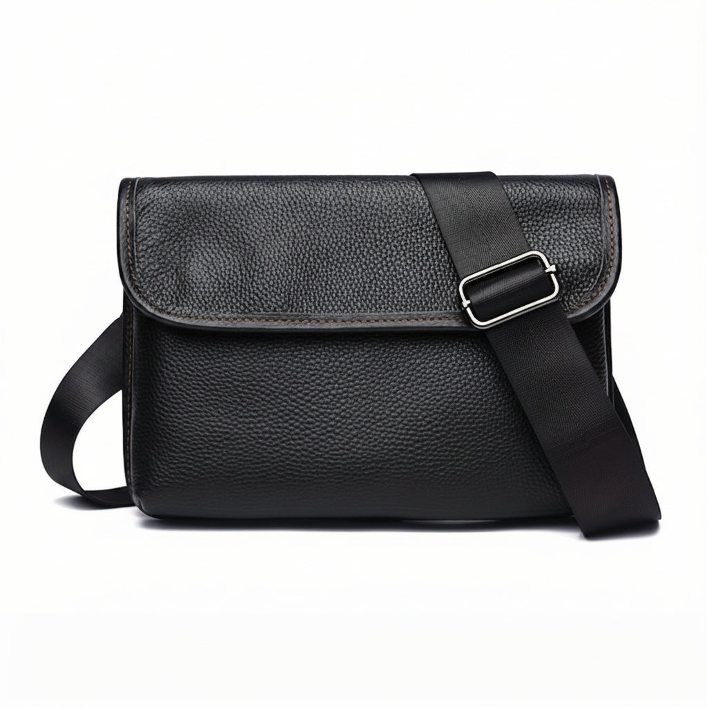 Sac Bandoulière Cuir Véritable Homme – Style Business & Voyage | FuturaTrend