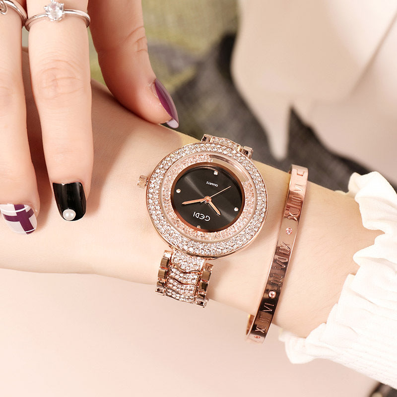 Montre Femme Bracelet Diamants - Cadran Luxe