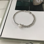 Bracelet Perle Asymétrique Femme - Style Élégant Bohème