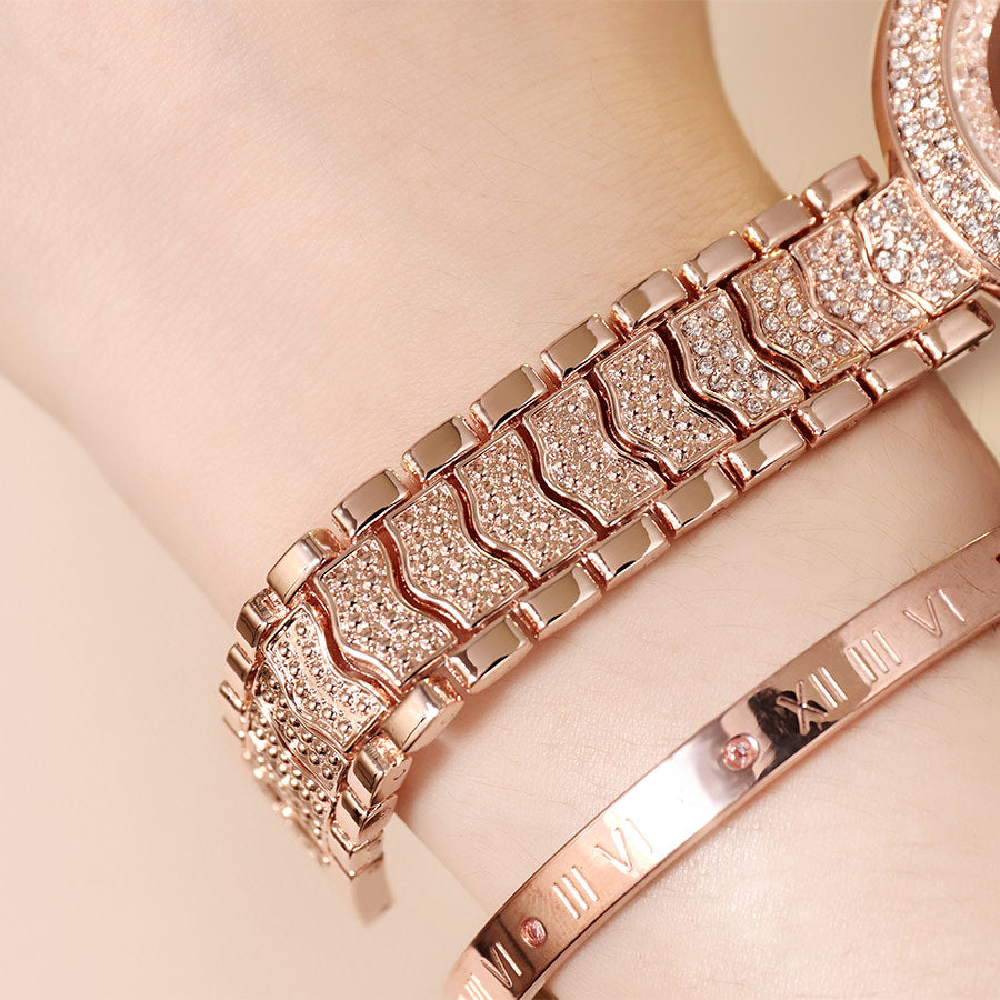 Montre Femme Bracelet Diamants - Cadran Luxe