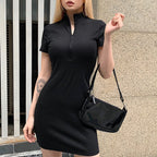 Robe Côtelée Gainant Femme