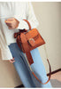Sac Bandoulière Nœud Femme — Cuir PU Zip 22x17x9cm 4 Coloris