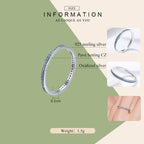 Bague Anneau Femme Multirangs - Style Chic & Empilé