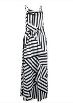 Robe Maxi d'Été Rayée Élégante — Robe Longue Femme Été 2026