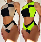 Maillot de Bain Taille Haute Gainant — Swimwear Femme Vacances Été 2026