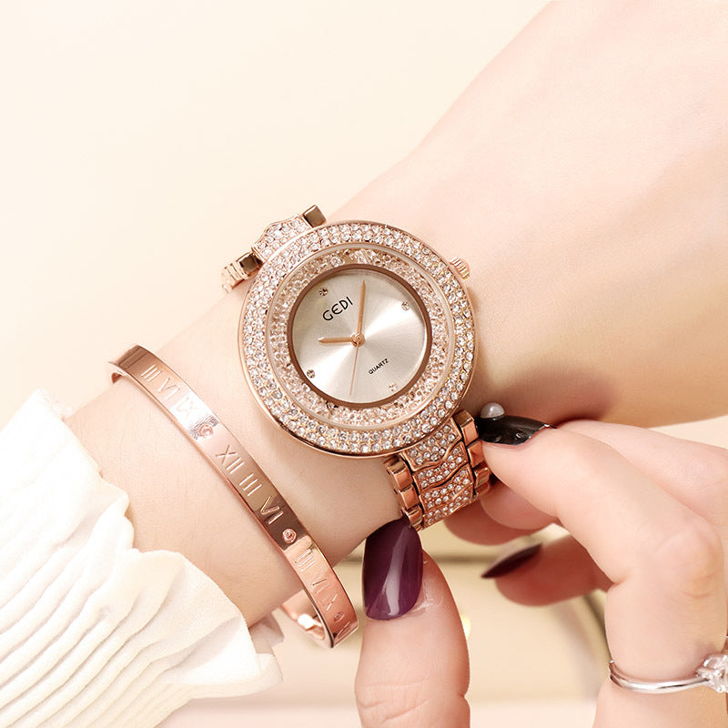Montre Femme Bracelet Diamants - Cadran Luxe
