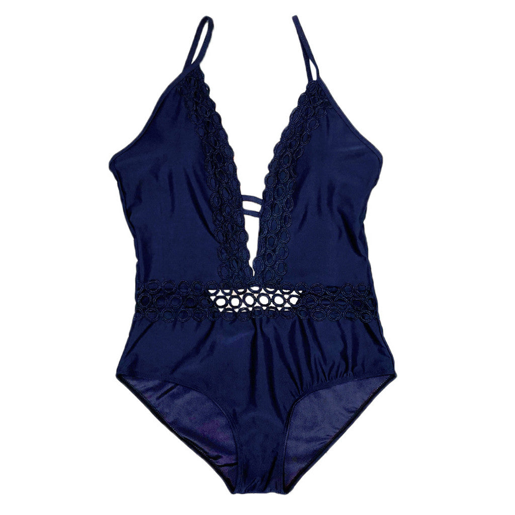 Maillot de Bain Dos Nu Bretelles Femme - Style Sexy