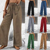 Pantalones Retro Informales de Cintura Alta para Mujer