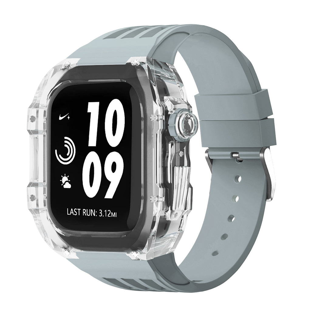 Bracelet Montre Silicone Transparent - Caoutchouc Fluoré
