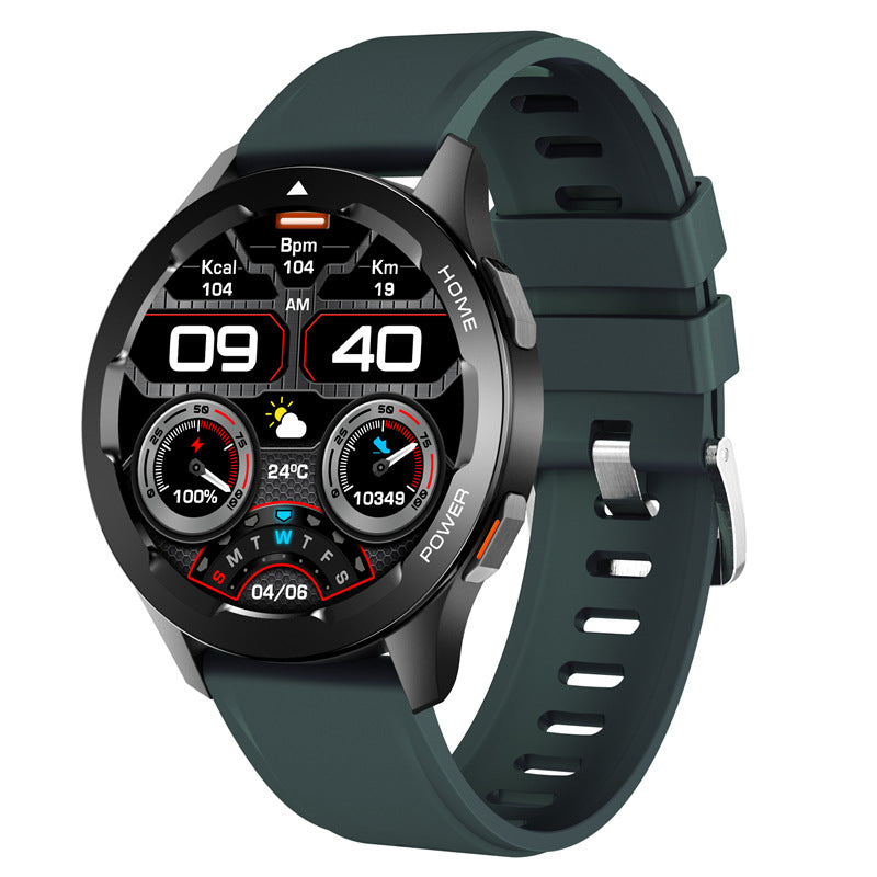 Montre Connectée Bluetooth - Appels Cardio Ecran Rond