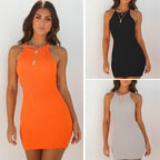 Women's Ribbed Short Cami Dress - Casual Chic