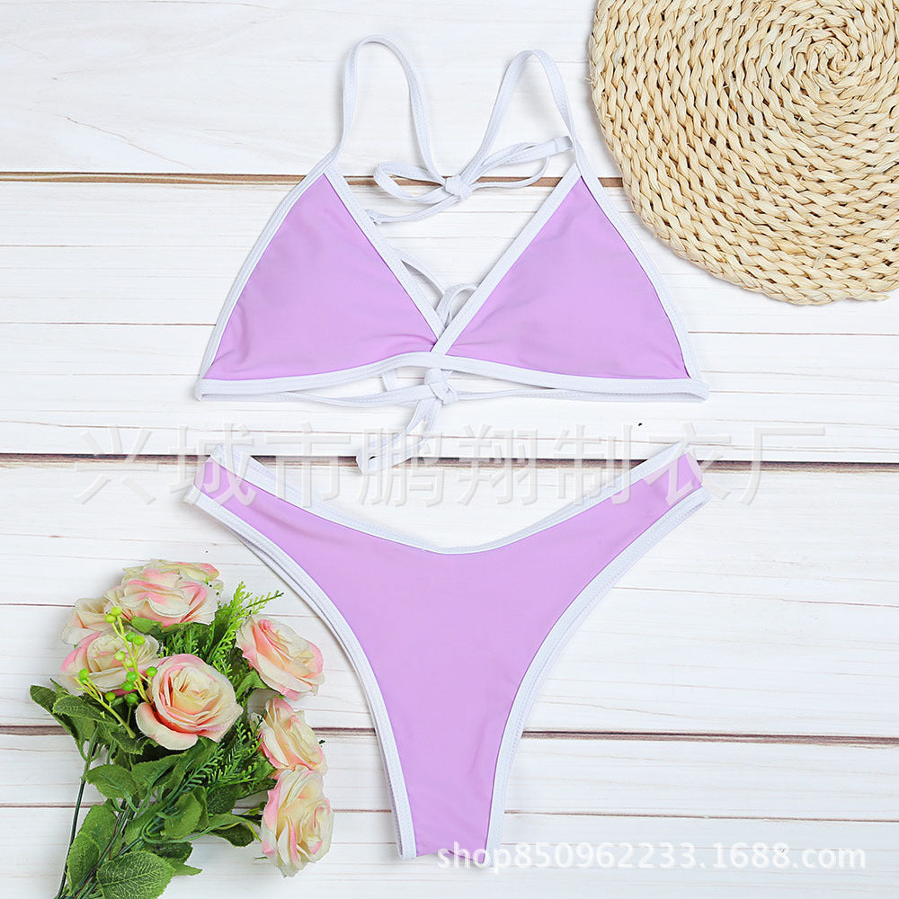Elegant Women's Summer Bikini - Chic 2-Piece Swimsuit