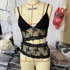 Bralette Dentelle Dos Nu Bretelles Femme - Candy Colors