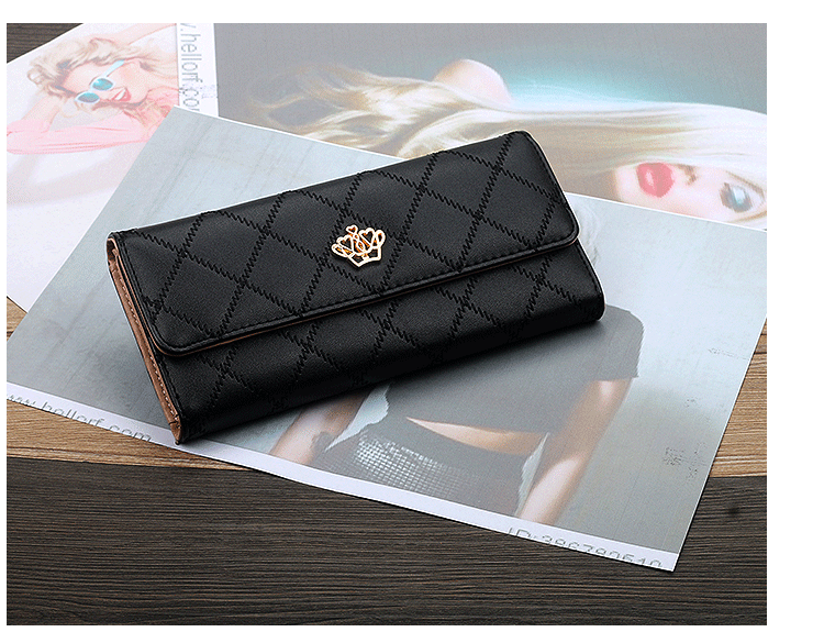 Portefeuille Femme - Porte-Monnaie Compact Multipoches