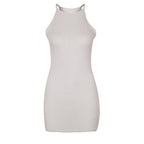 Women's Ribbed Short Cami Dress - Casual Chic