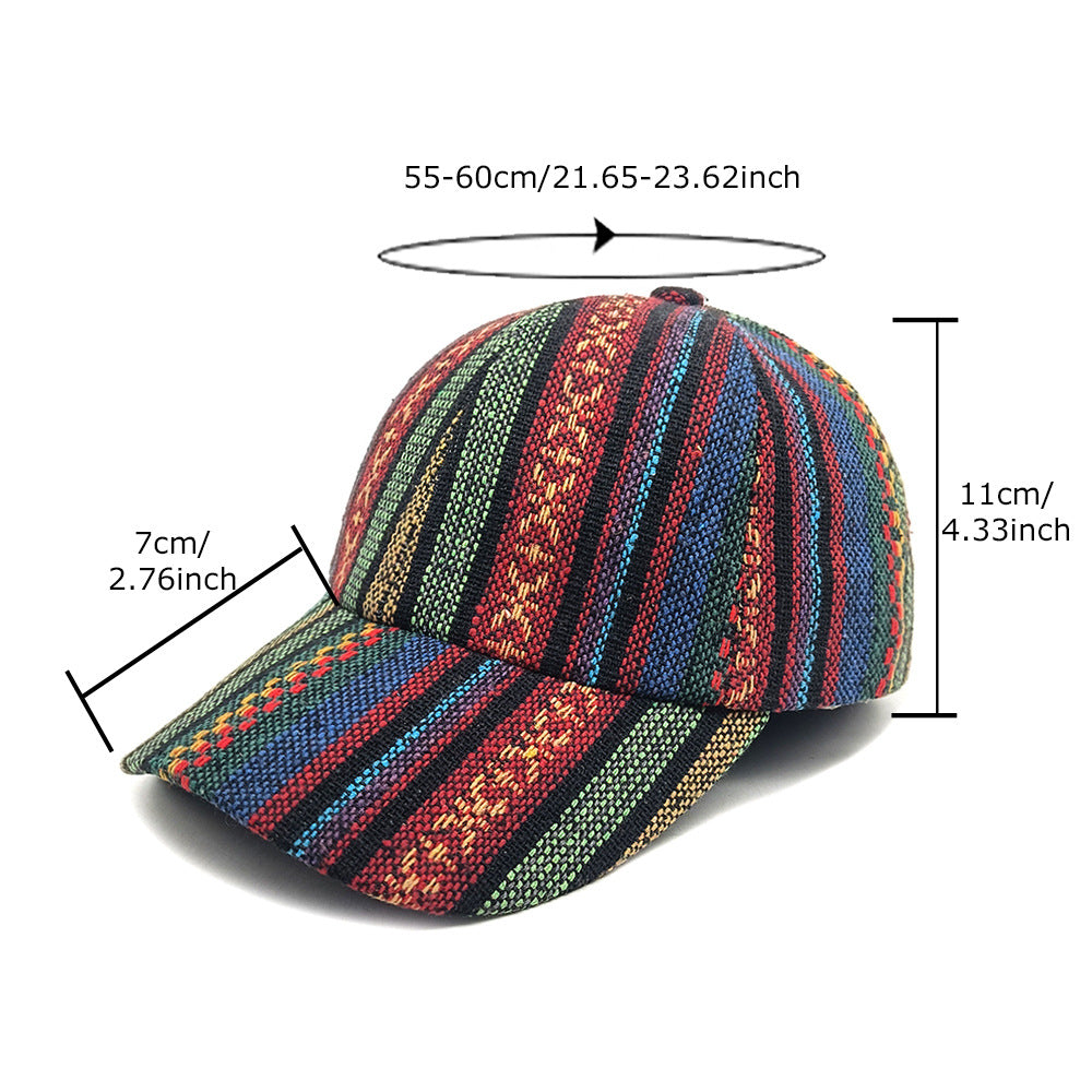 Casquette Baseball Bohème Femme Été - Chapeau Tendance Chic