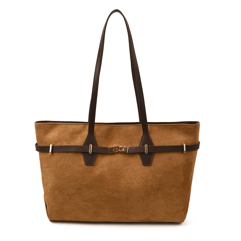 Bolso Tote Retro Gran Capacidad Mujer — Vintage Chic FuturaTrend